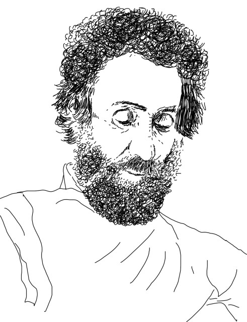 پرتره خطی سهراب سپهری